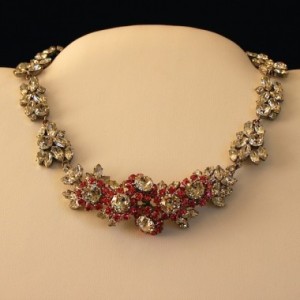 Diamante Flower Necklace