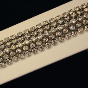 Five Row Diamante Bracelet
